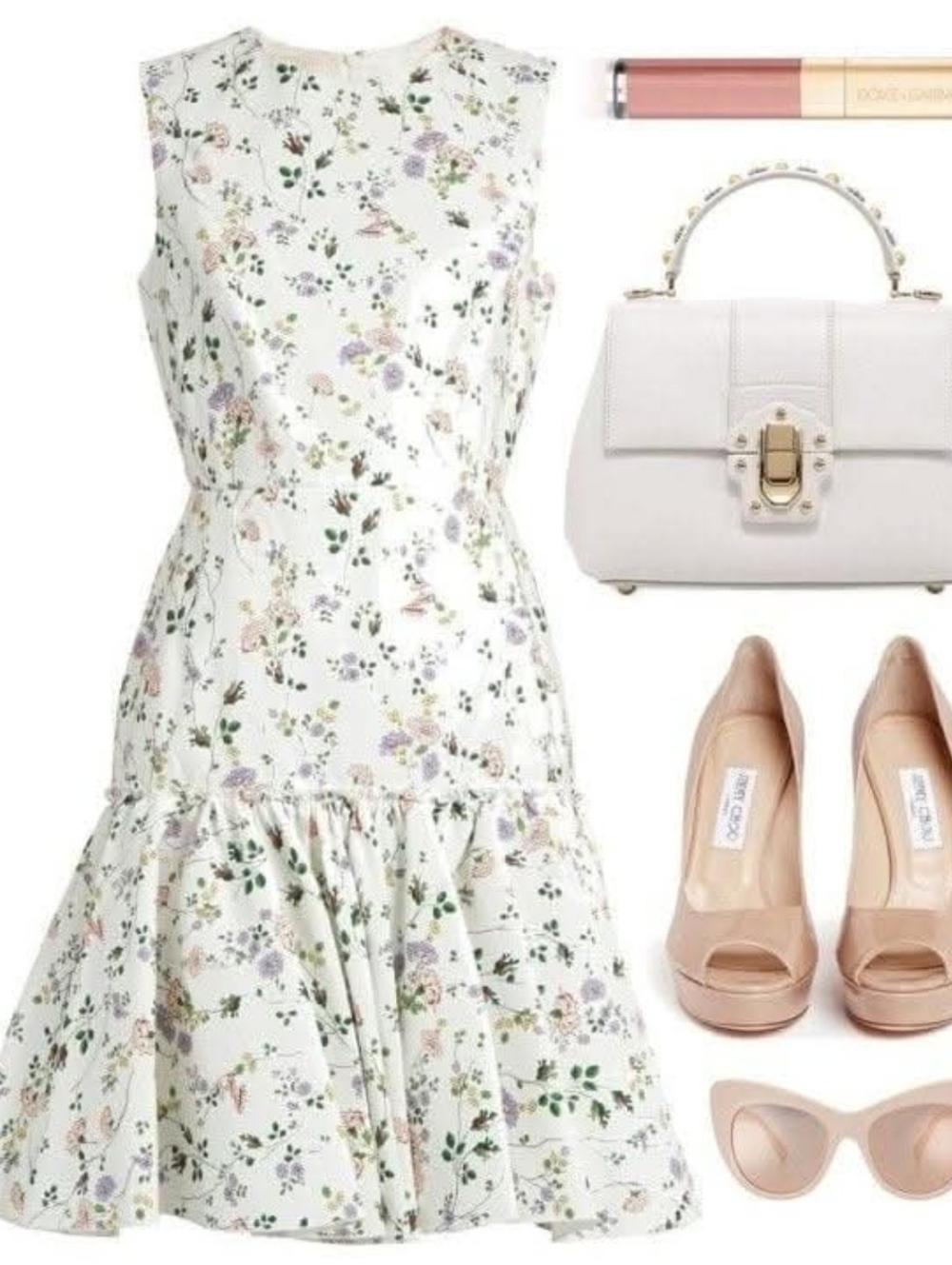 Giambattista Valli Floral Mini Dress